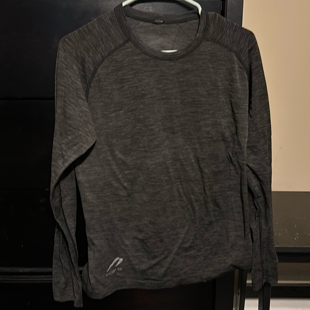 Men’s Lululemon Limited Edition Co-Branded Newton Running Metalvent LS size L
